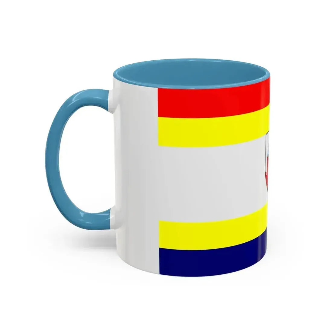 Flag of Malbork Poland - Accent Coffee Mug - Go Mug Yourself