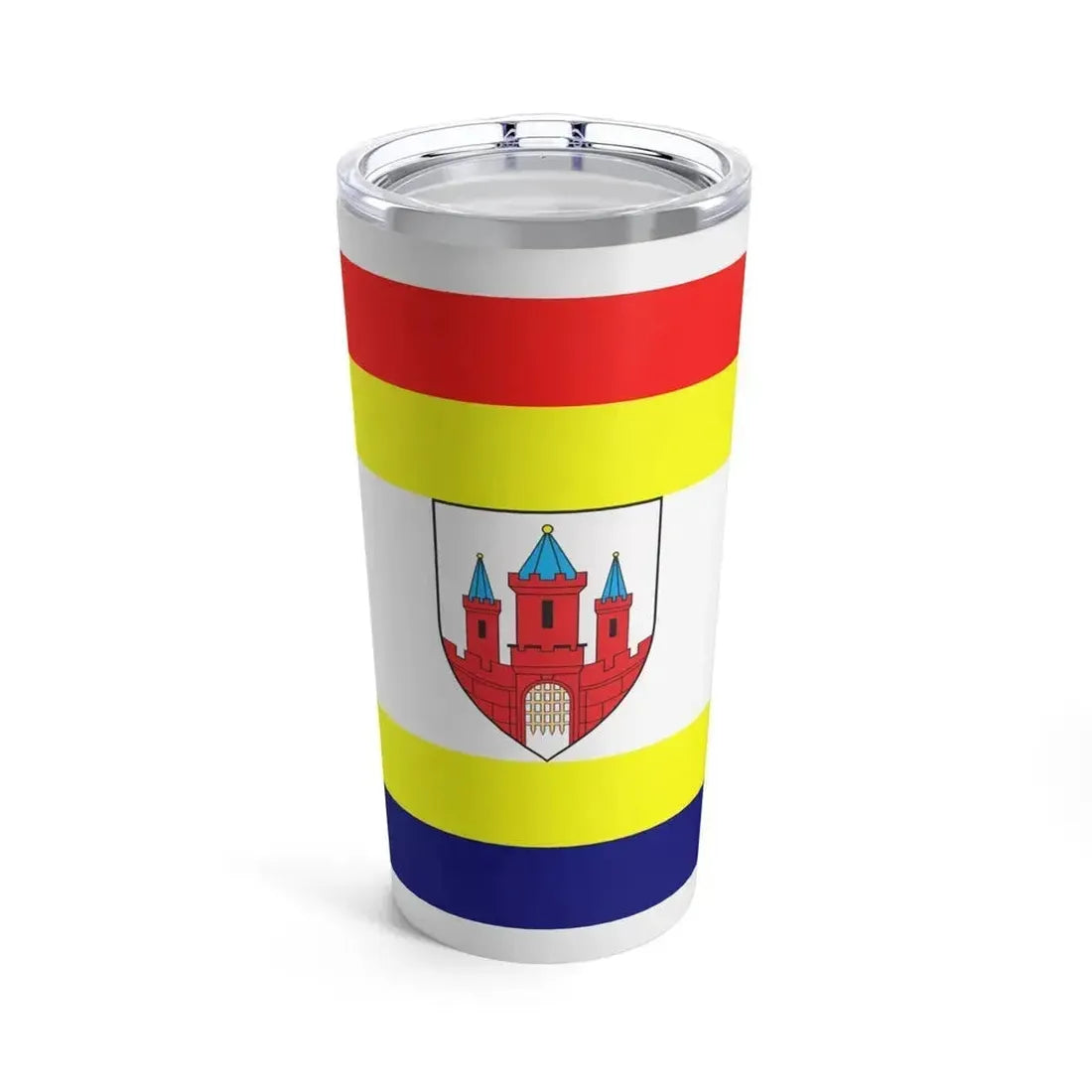 Flag of Malbork Poland - Tumbler 20oz 20oz - Go Mug Yourself
