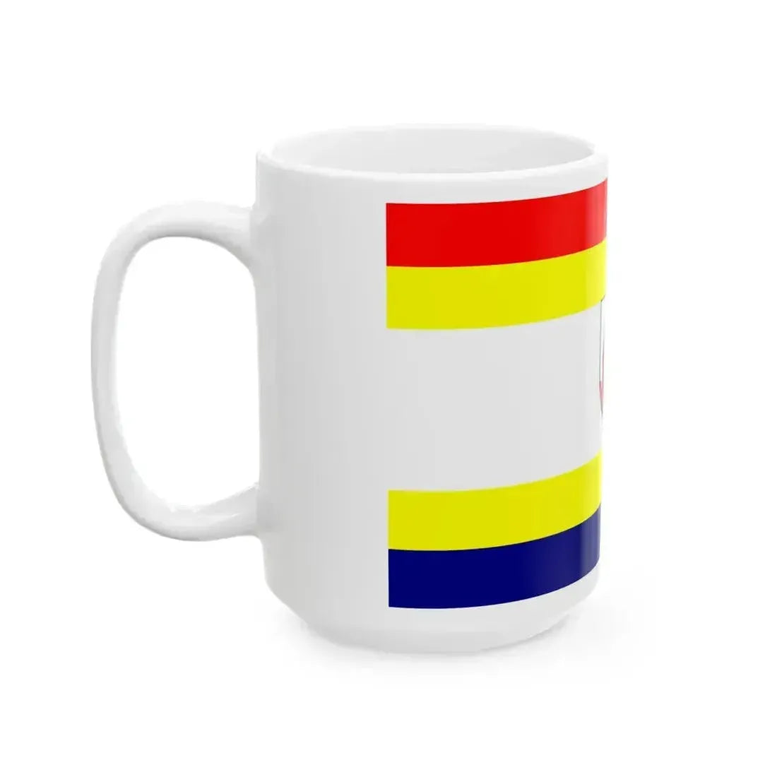 Flag of Malbork Poland - White Coffee Mug - Go Mug Yourself