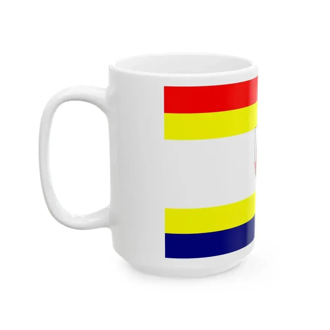Flag of Malbork Poland - White Coffee Mug - Go Mug Yourself