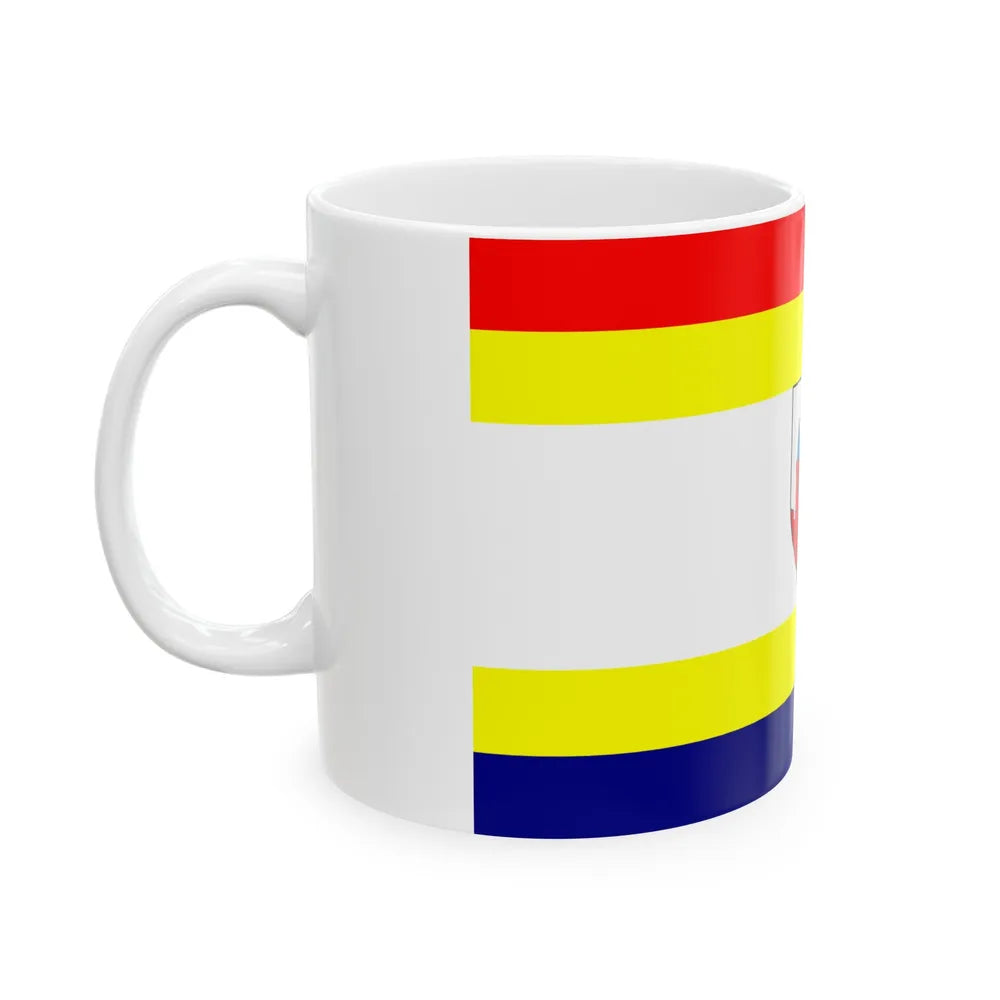 Flag of Malbork Poland - White Coffee Mug-Go Mug Yourself