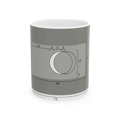 Flag of Maldives construction sheet (Maldives) White Coffee Mug 11oz - Go Mug Yourself