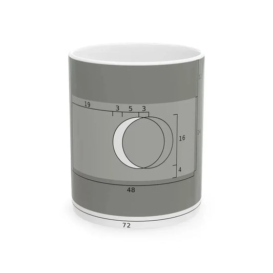 Flag of Maldives construction sheet (Maldives) White Coffee Mug 11oz - Go Mug Yourself