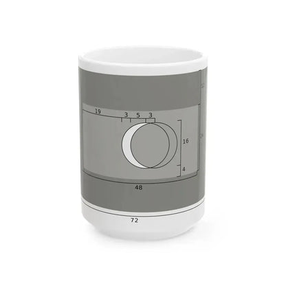 Flag of Maldives construction sheet (Maldives) White Coffee Mug 15oz - Go Mug Yourself