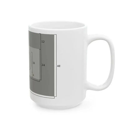 Flag of Maldives construction sheet (Maldives) White Coffee Mug - Go Mug Yourself