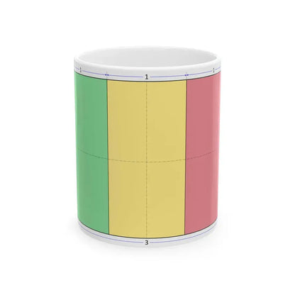 Flag of Mali construction sheet (Mali) White Coffee Mug 11oz - Go Mug Yourself