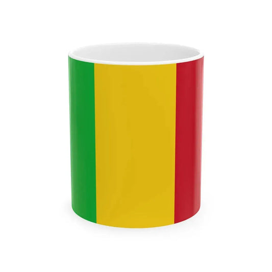 Flag of Mali (Mali) White Coffee Mug 11oz - Go Mug Yourself