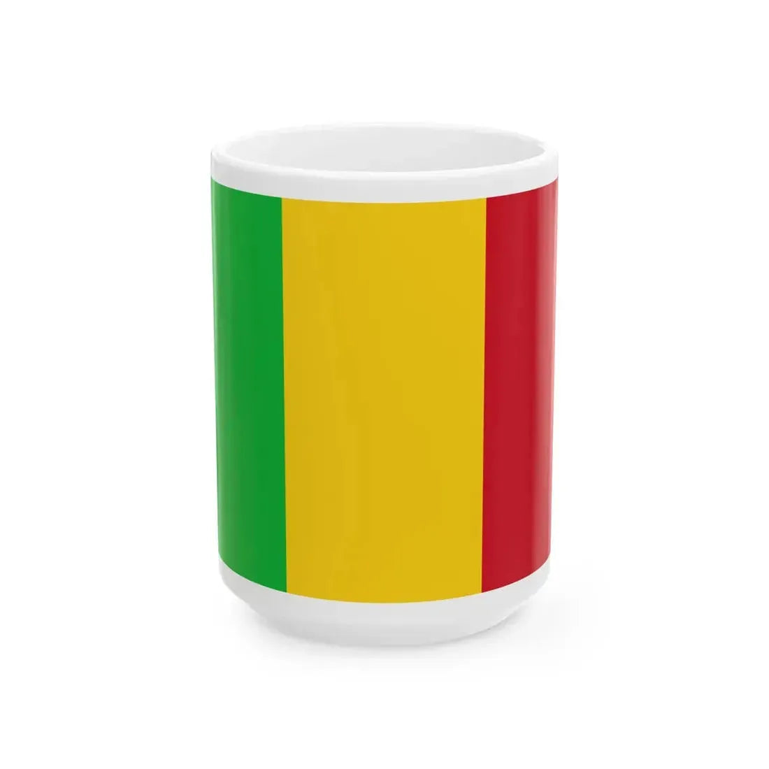 Flag of Mali (Mali) White Coffee Mug 15oz - Go Mug Yourself