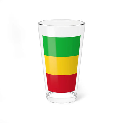 Flag of Mali vertical (Mali) Pint Glass 16oz 16oz - Go Mug Yourself