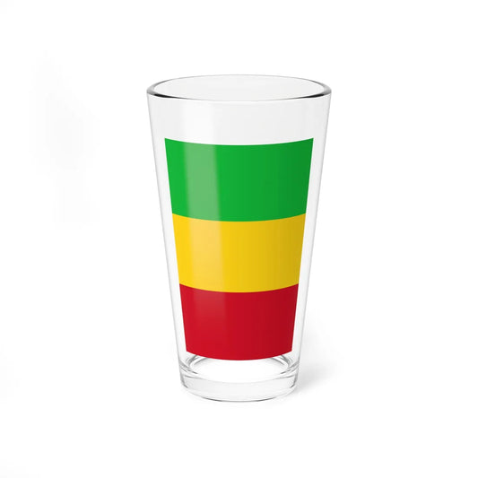 Flag of Mali vertical (Mali) Pint Glass 16oz 16oz - Go Mug Yourself