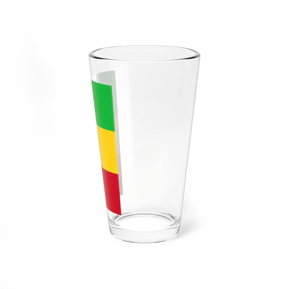Flag of Mali vertical (Mali) Pint Glass 16oz - Go Mug Yourself