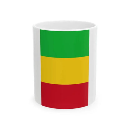 Flag of Mali vertical (Mali) White Coffee Mug 11oz - Go Mug Yourself