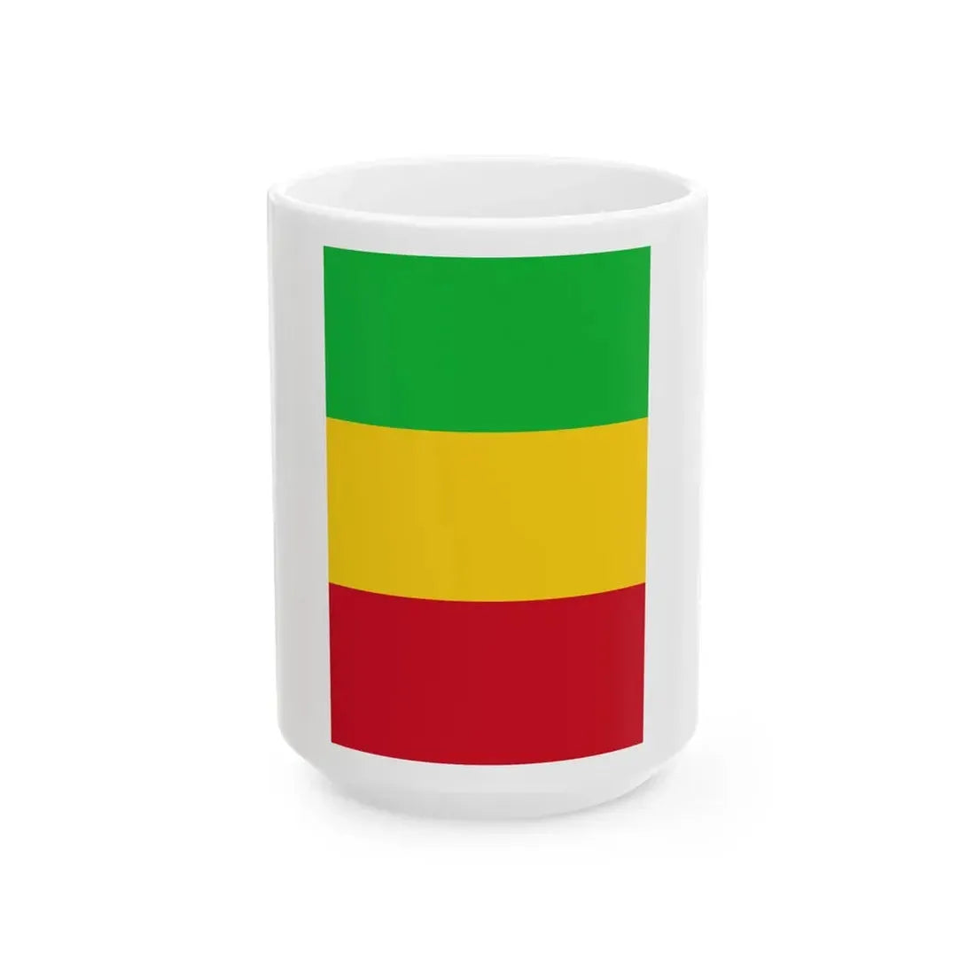 Flag of Mali vertical (Mali) White Coffee Mug 15oz - Go Mug Yourself