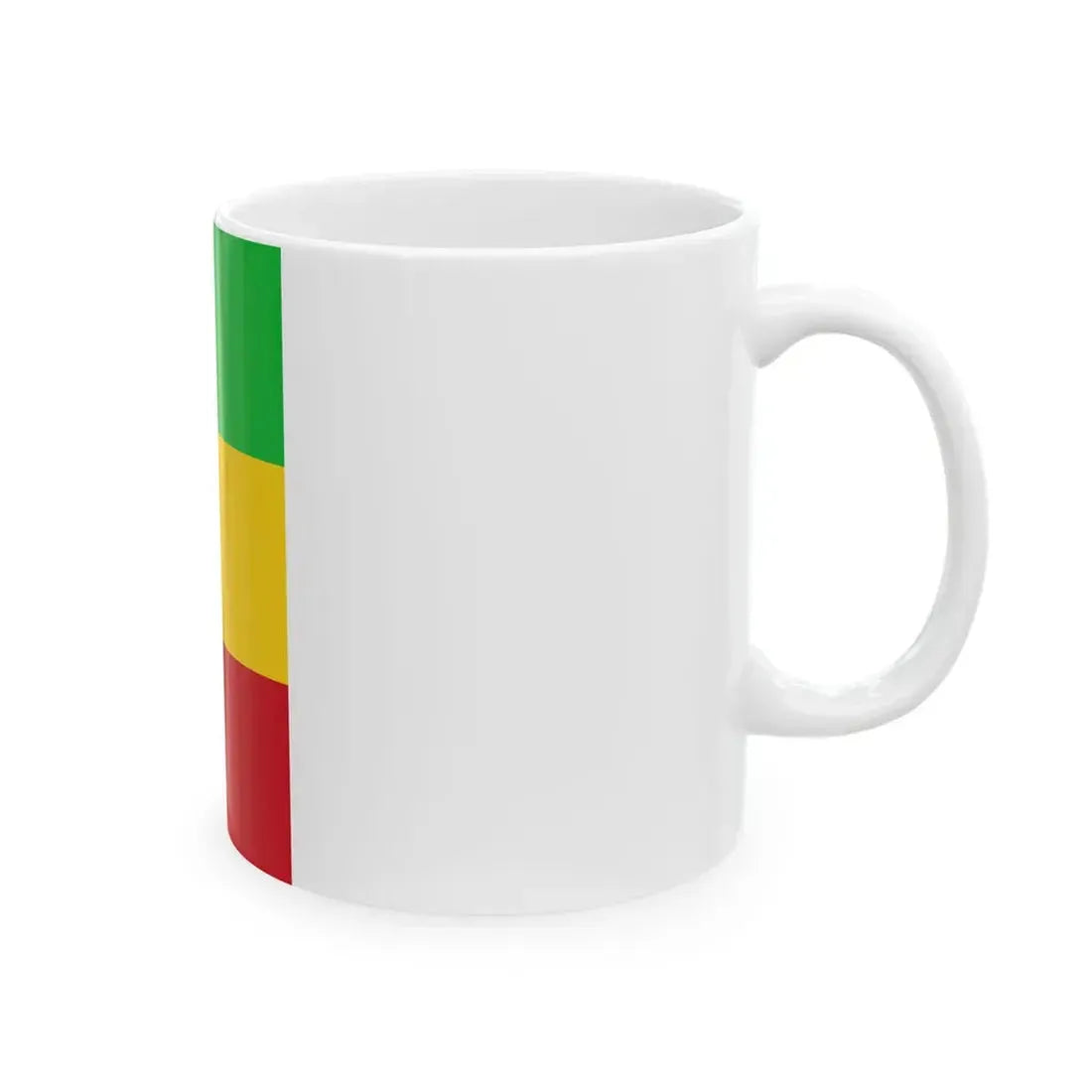 Flag of Mali vertical (Mali) White Coffee Mug - Go Mug Yourself