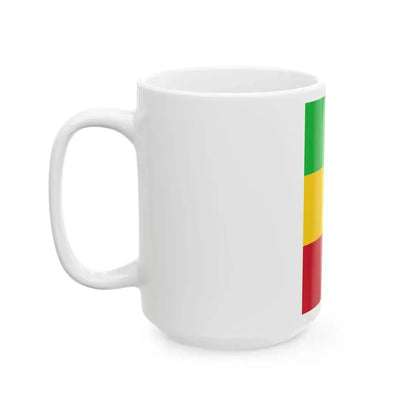 Flag of Mali vertical (Mali) White Coffee Mug - Go Mug Yourself