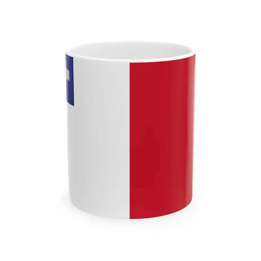 Flag of Malta 1943 (Malta) White Coffee Mug 11oz - Go Mug Yourself