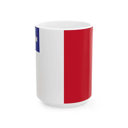 Flag of Malta 1943 (Malta) White Coffee Mug 15oz - Go Mug Yourself