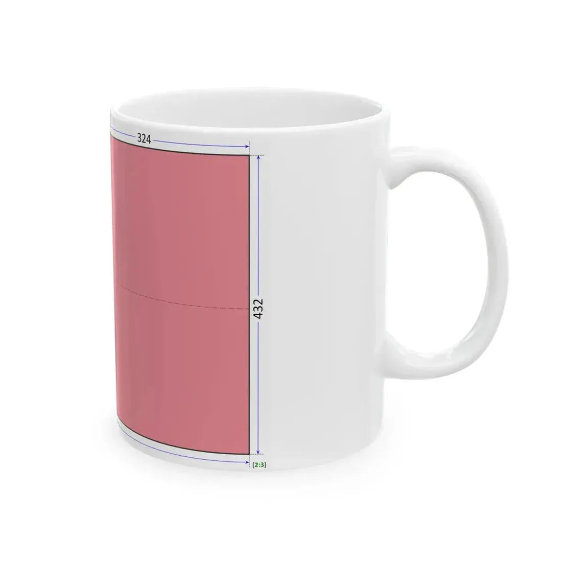 Flag of Malta construction sheet (Malta) White Coffee Mug - Go Mug Yourself