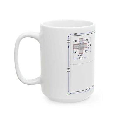 Flag of Malta construction sheet (Malta) White Coffee Mug - Go Mug Yourself