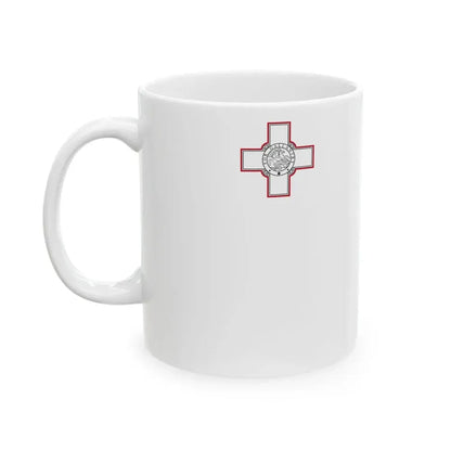 Flag of Malta variant (Malta) White Coffee Mug - Go Mug Yourself