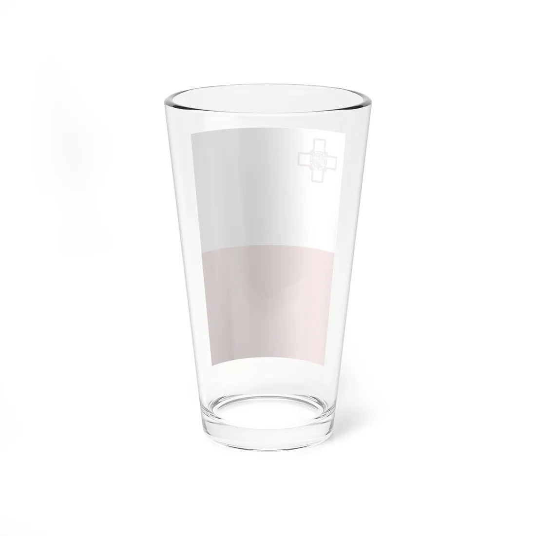 Flag of Malta vertical (Malta) Pint Glass 16oz - Go Mug Yourself