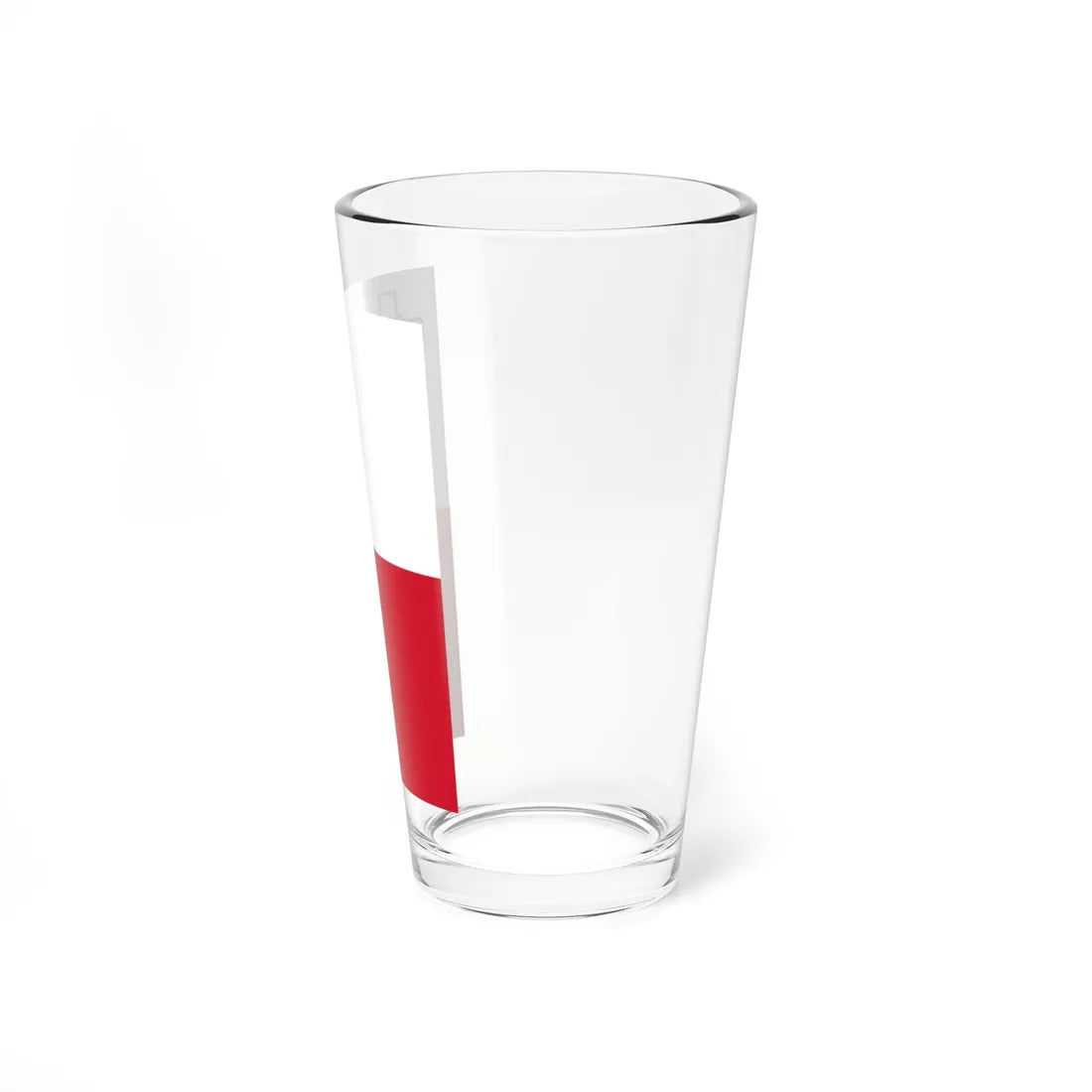 Flag of Malta vertical (Malta) Pint Glass 16oz - Go Mug Yourself