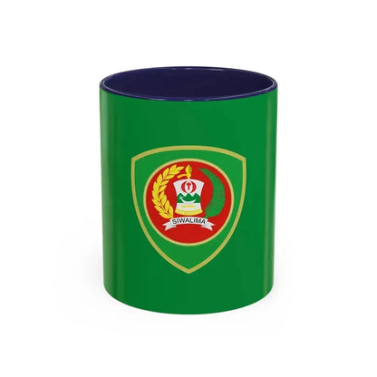Flag of Maluku Indonesia - Accent Coffee Mug 11oz Navy - Go Mug Yourself