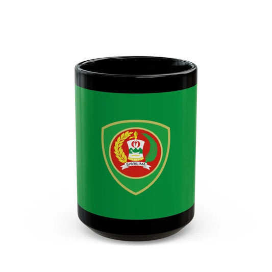 Flag of Maluku Indonesia - Black Coffee Mug-15oz-Go Mug Yourself