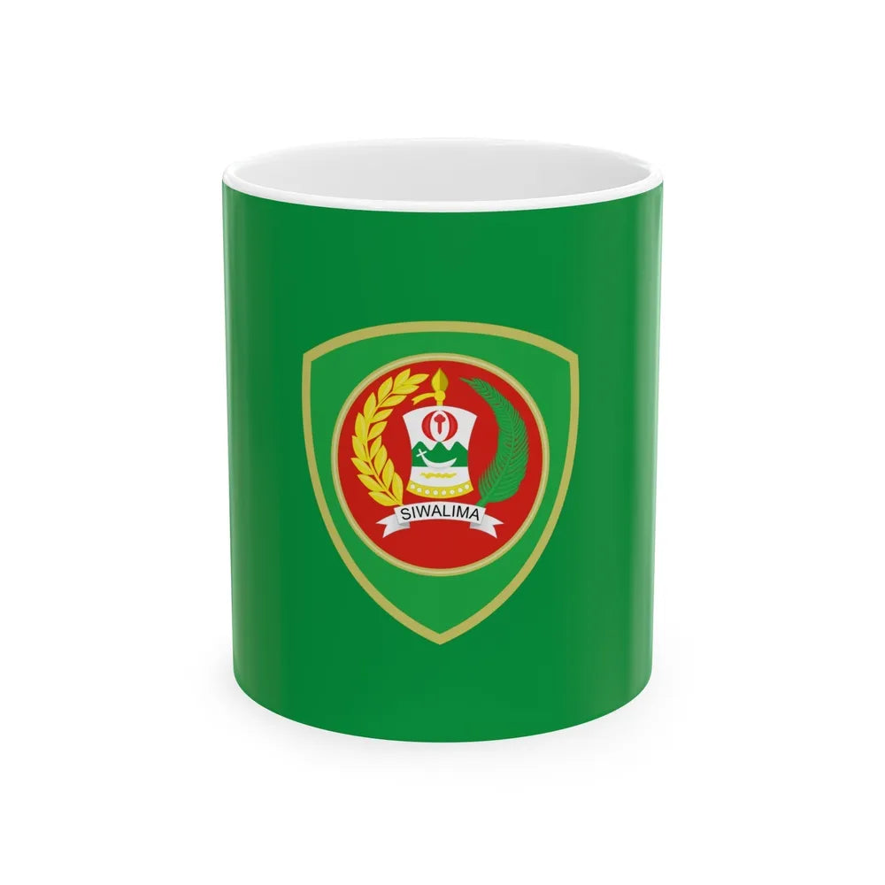 Flag of Maluku Indonesia - White Coffee Mug-11oz-Go Mug Yourself