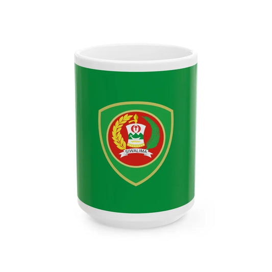 Flag of Maluku Indonesia - White Coffee Mug-15oz-Go Mug Yourself