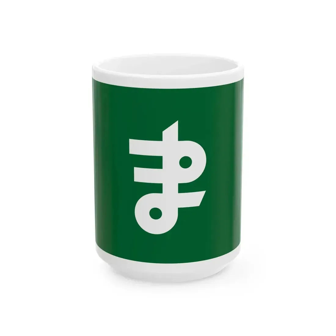 Flag of Mamurogawa Yamagata (Japan) White Coffee Mug 15oz - Go Mug Yourself