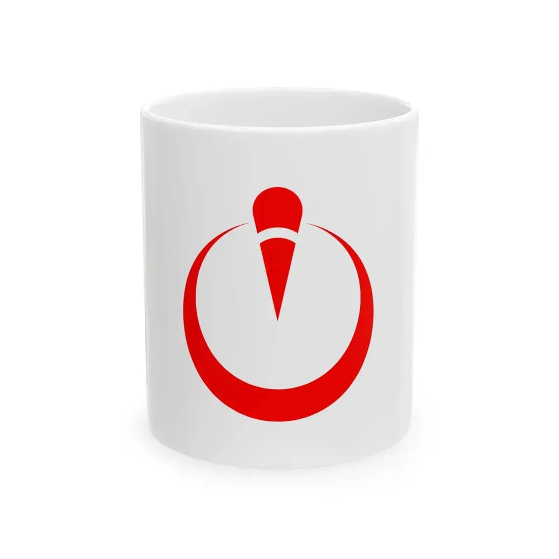 Flag of Manazuru Kanagawa (Japan) White Coffee Mug 11oz - Go Mug Yourself