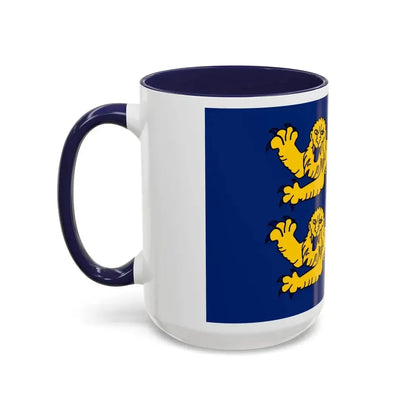 Flag of Manche France 2 - Accent Coffee Mug - Go Mug Yourself