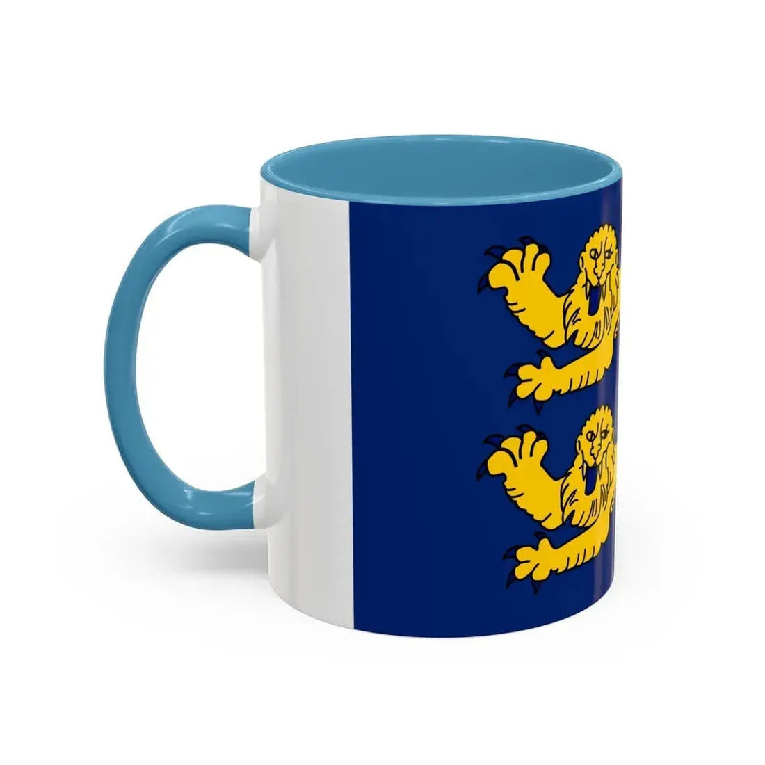Flag of Manche France 2 - Accent Coffee Mug - Go Mug Yourself