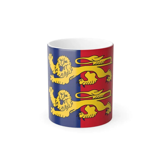 Flag of Manche France 2 - Color Changing Coffee Mug 11oz - Go Mug Yourself