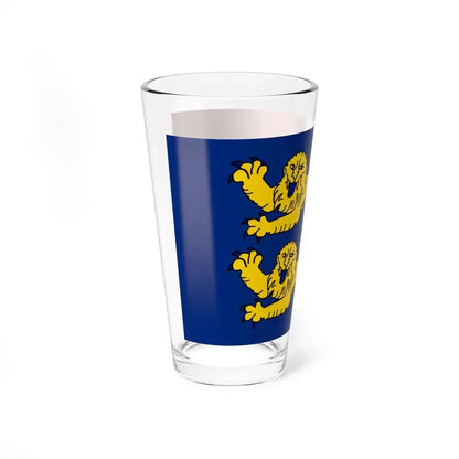 Flag of Manche France 2 - Pint Glass 16oz - Go Mug Yourself