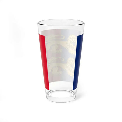 Flag of Manche France 2 - Pint Glass 16oz - Go Mug Yourself