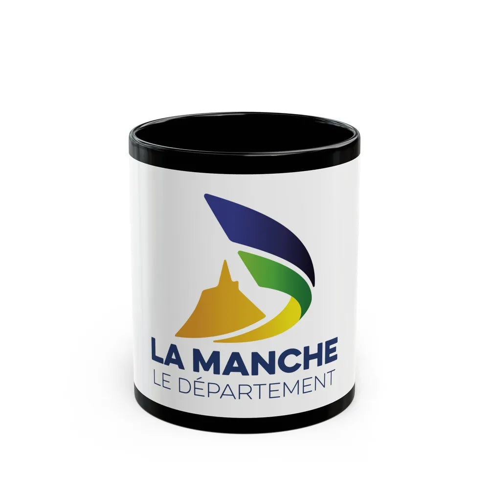 Flag of Manche France - Black Coffee Mug-11oz-Go Mug Yourself