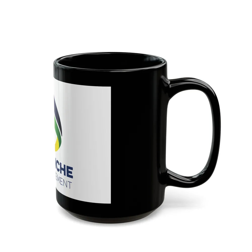 Flag of Manche France - Black Coffee Mug-Go Mug Yourself