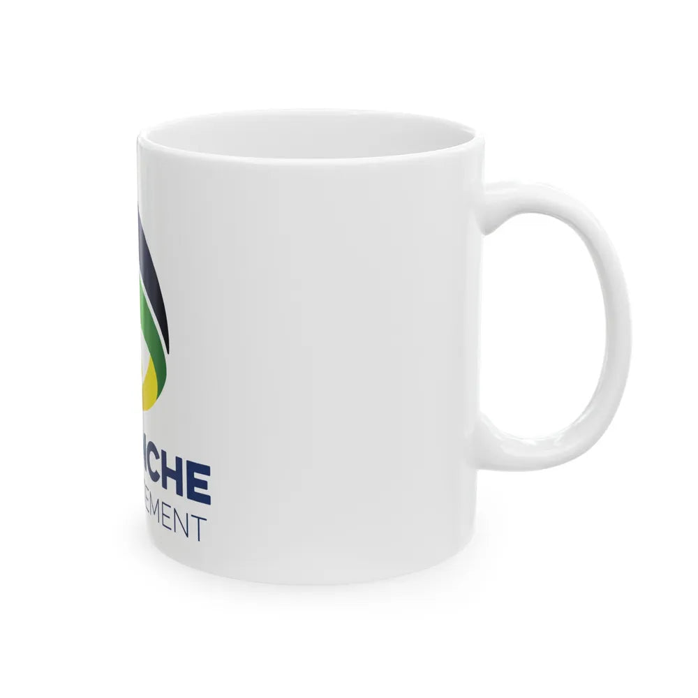 Flag of Manche France - White Coffee Mug-Go Mug Yourself