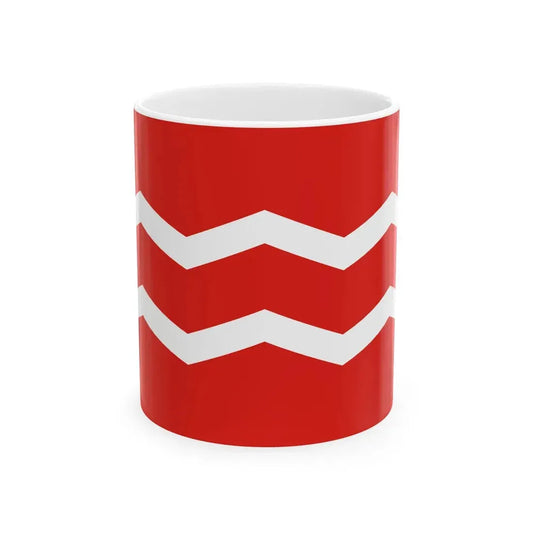Flag of Manchukuo Coast Guard (China) White Coffee Mug 11oz - Go Mug Yourself