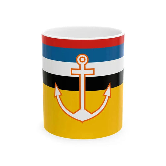 Flag of Manchukuo Marine Office (China) White Coffee Mug 11oz - Go Mug Yourself