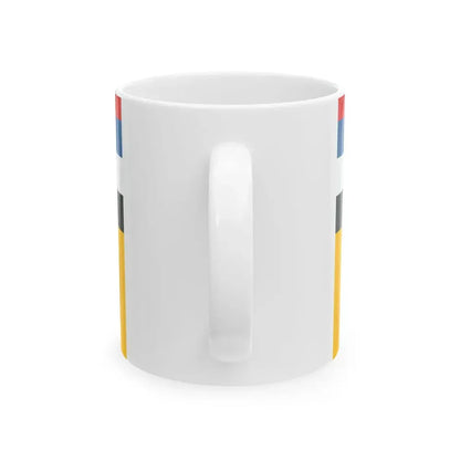 Flag of Manchukuo Marine Office (China) White Coffee Mug - Go Mug Yourself