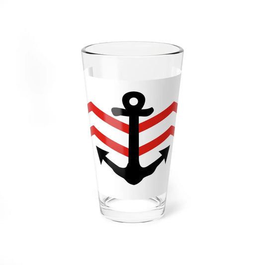 Flag of Manchukuo Marine Police (China) Pint Glass 16oz 16oz - Go Mug Yourself