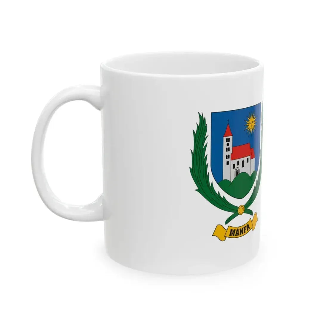 Flag of Manfa (Hungary) White Coffee Mug - Go Mug Yourself