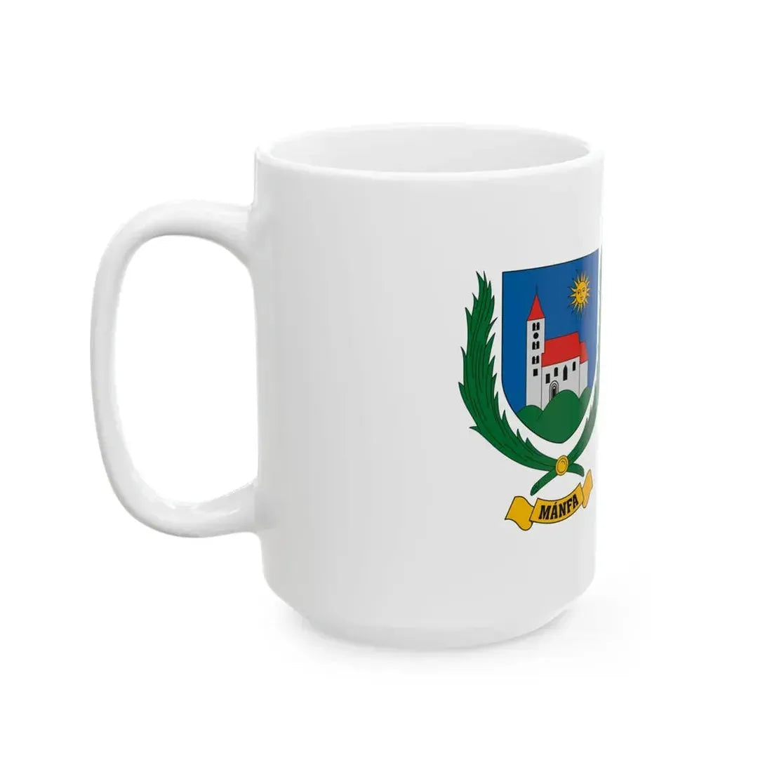 Flag of Manfa (Hungary) White Coffee Mug - Go Mug Yourself