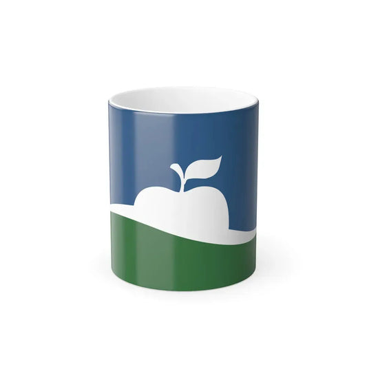 Flag of Manhattan, Kansas - Color Changing Coffee Mug 11oz - Go Mug Yourself