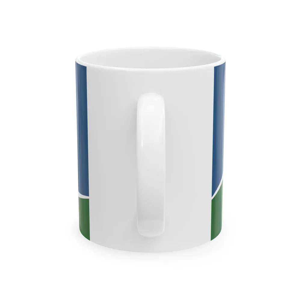 Flag of Manhattan Kansas (United States) White Coffee Mug - Go Mug Yourself