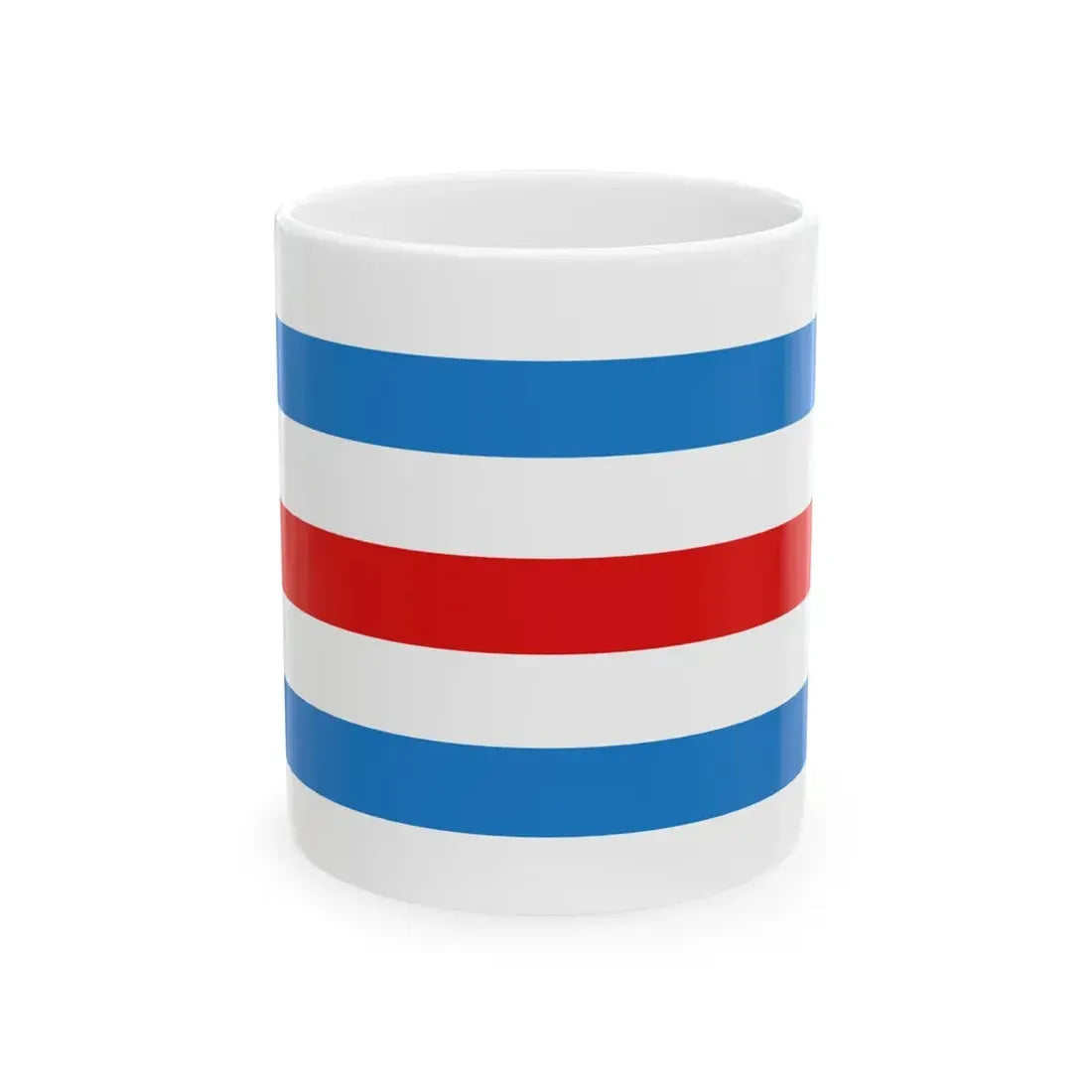 Flag of Manhay (Belgium) White Coffee Mug 11oz - Go Mug Yourself