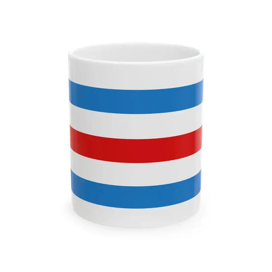 Flag of Manhay (Belgium) White Coffee Mug 11oz - Go Mug Yourself